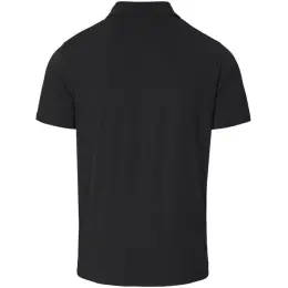 Mens Prima Stretch Golf Shirt Black Back